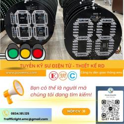CÔNG TY SẢN XUẤT ĐÈN GIAO THÔNG EMC TUYỂN KỸ SƯ ĐIỆN TỬ - THIẾT KẾ RD THÁNG 12/2024