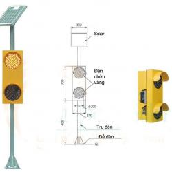ĐÈN ĐÔI CHỚP VÀNG NĂNG LƯỢNG MẶT TRỜI D200
